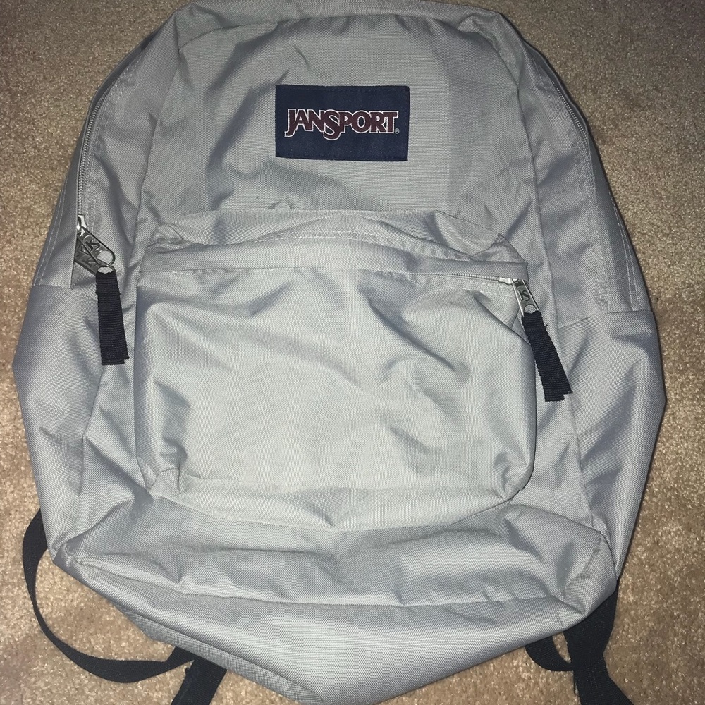Grey JanSport Backpack